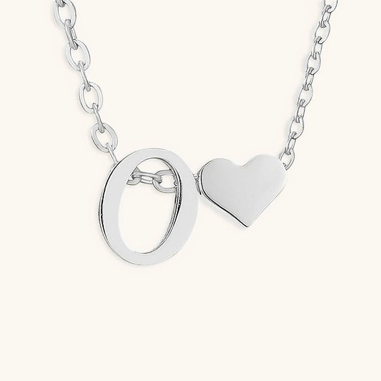 Collana con lettera iniziale Ria in oro