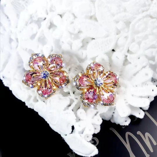Orecchini con Zirconia MultiColoree in Argento