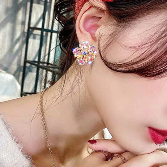 Orecchini con Zirconia MultiColoree in Argento