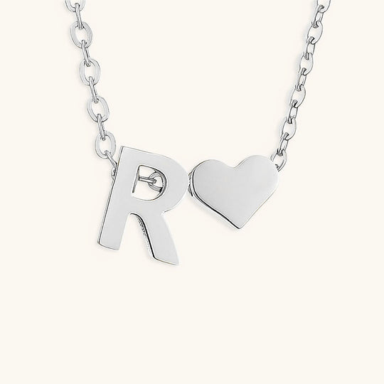 Collana con lettera iniziale Ria in oro