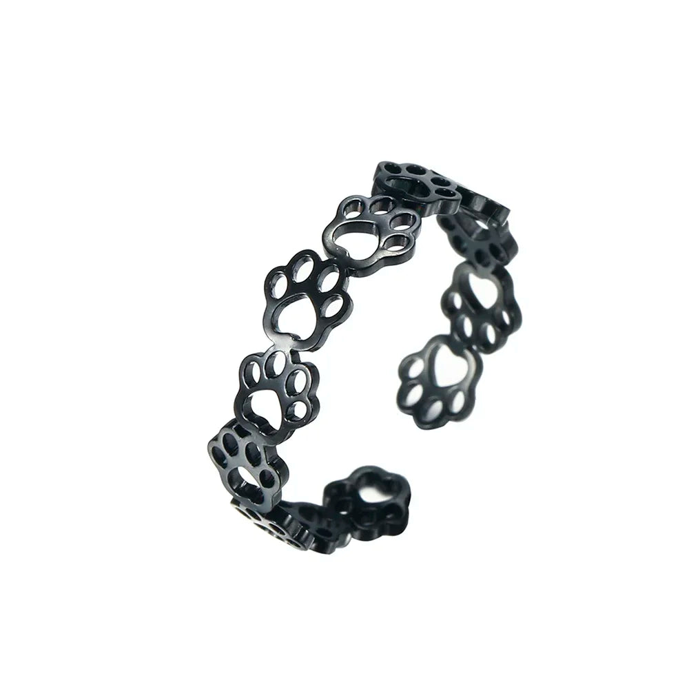 Anello Regolabile con Zampa