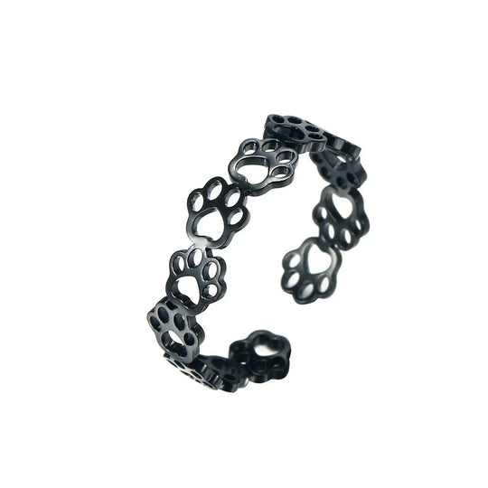 Anello Regolabile con Zampa