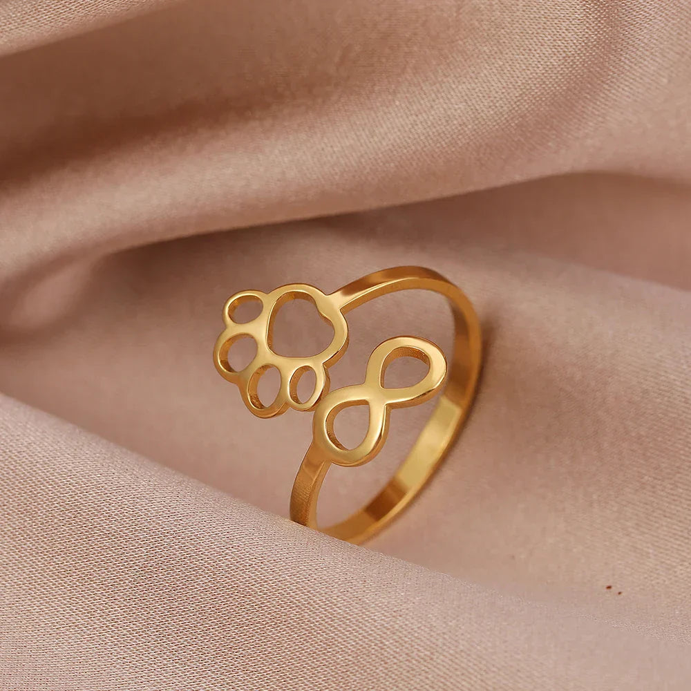 Anello Infinito con Zampa