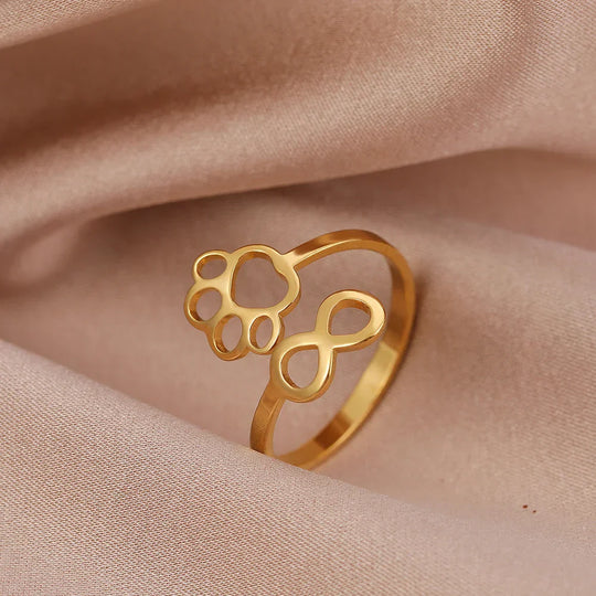 Anello Infinito con Zampa
