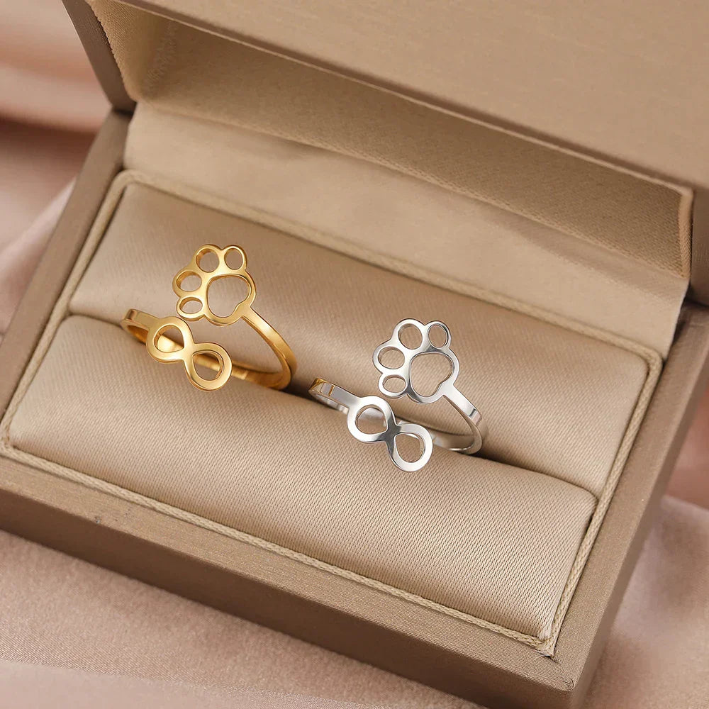 Anello Infinito con Zampa