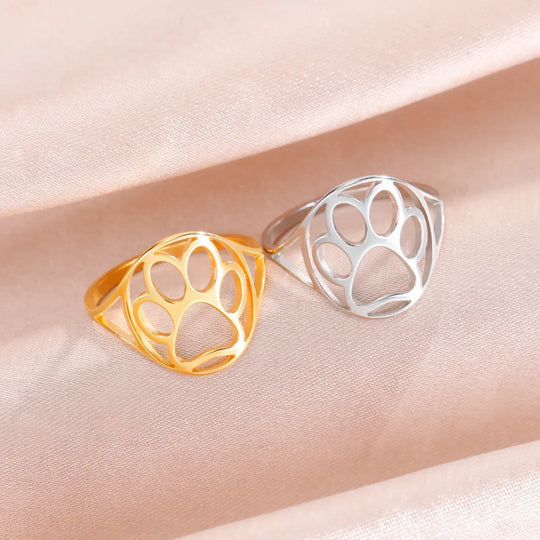 Anello Zampa Elegante