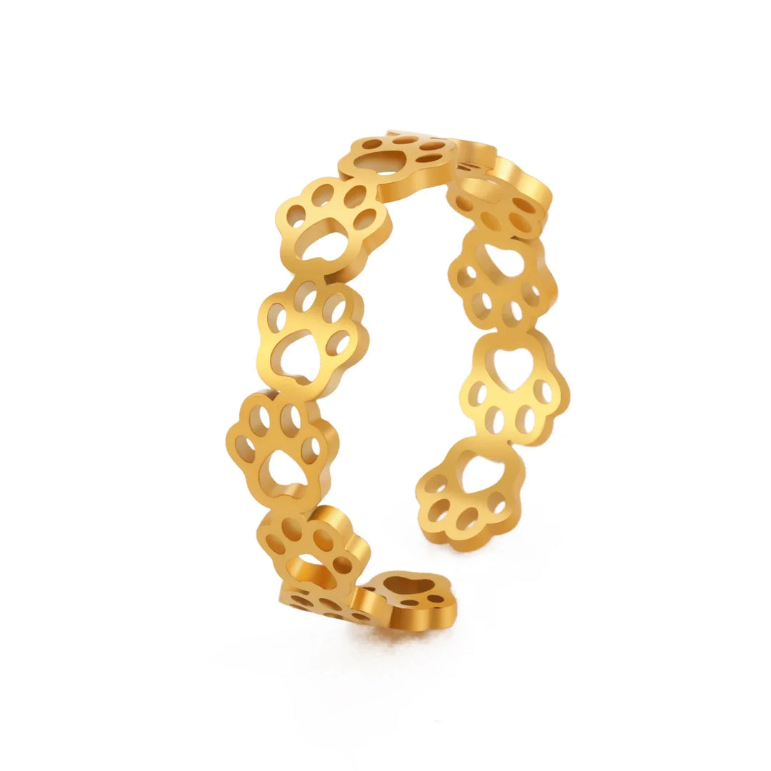 Anello Regolabile con Zampa