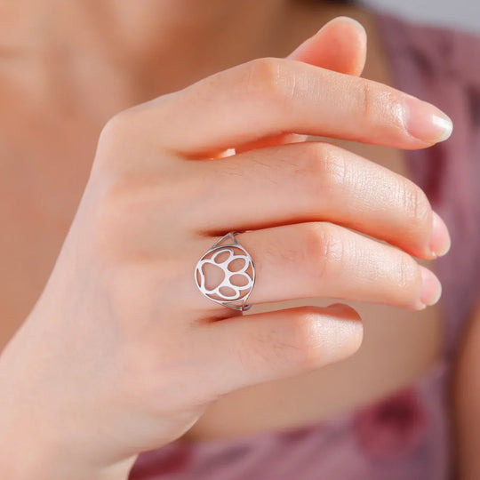 Anello Zampa Elegante
