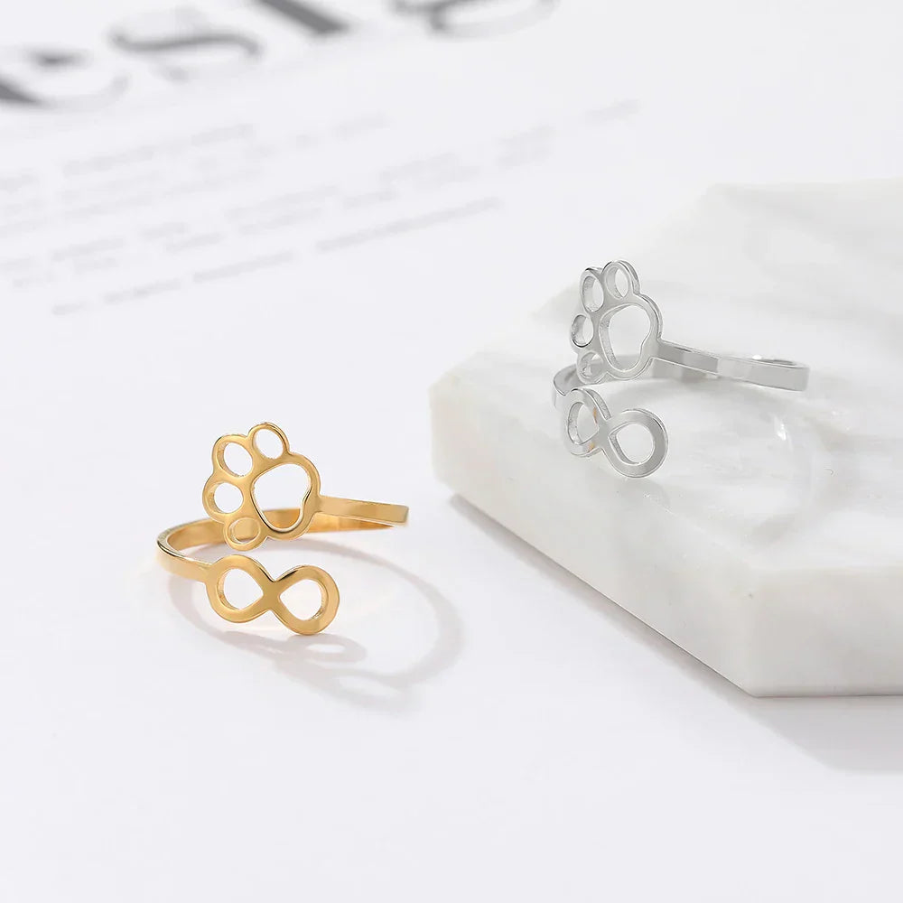Anello Infinito con Zampa