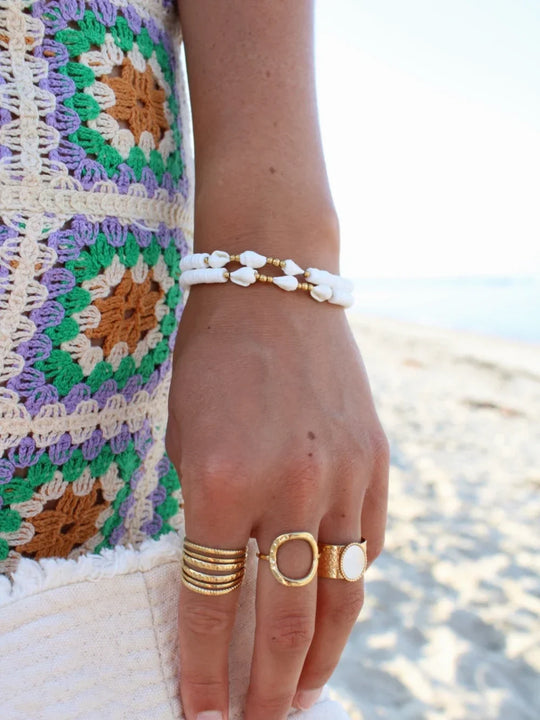 Bracciale Boho in madreperla per donna