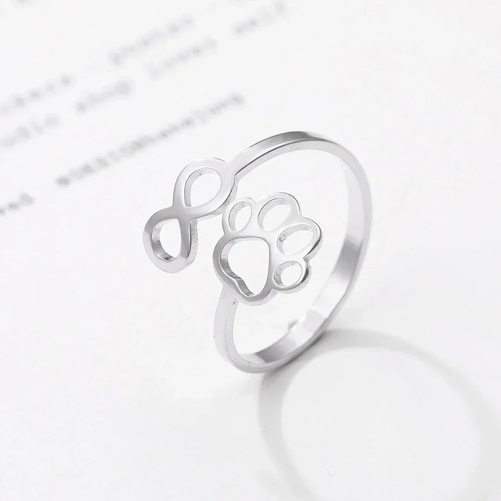 Anello Infinito con Zampa
