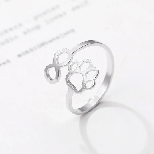 Anello Infinito con Zampa