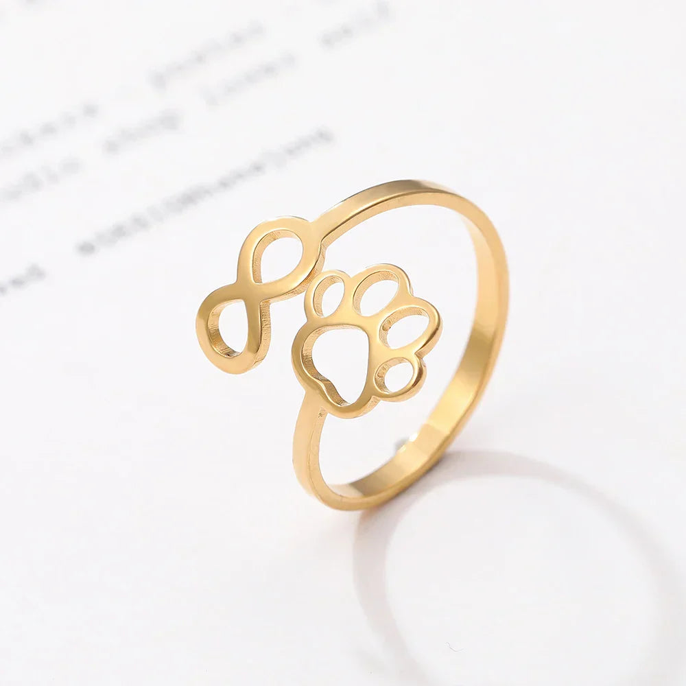 Anello Infinito con Zampa