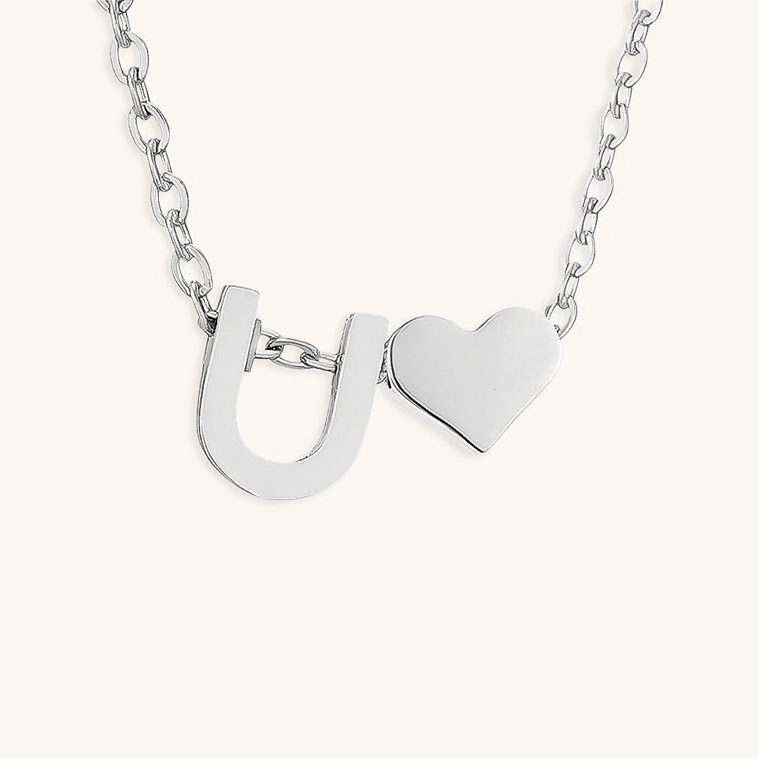 Collana con lettera iniziale Ria in oro