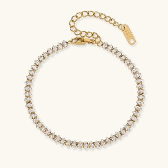 Bracciale tennis con diamanti Wisteria