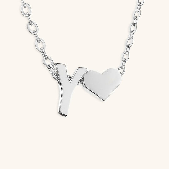 Collana con lettera iniziale Ria in oro