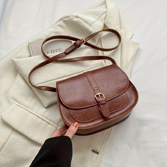 Borsa a Tracolla Stile Sella Classica Evelyn