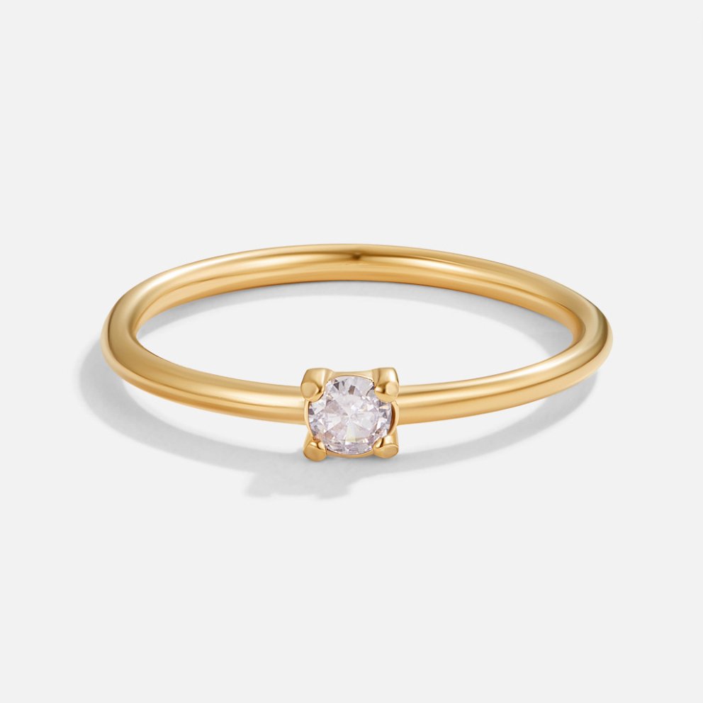 Anelli in oro con pietra portafortuna