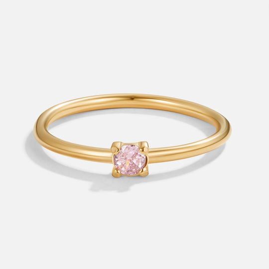Anelli in oro con pietra portafortuna