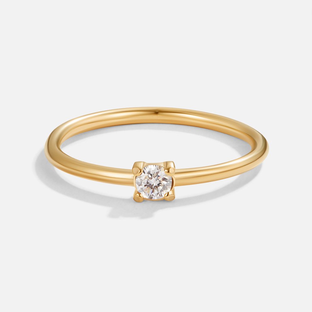 Anelli in oro con pietra portafortuna