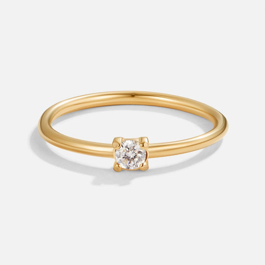 Anelli in oro con pietra portafortuna
