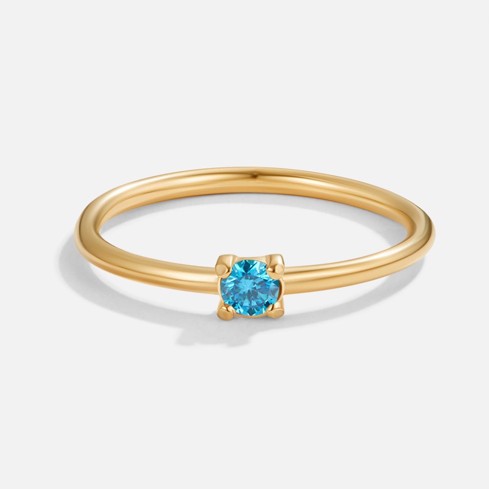 Anelli in oro con pietra portafortuna
