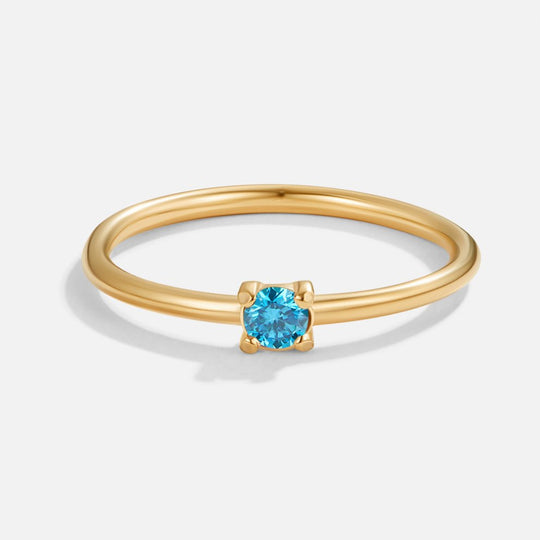 Anelli in oro con pietra portafortuna