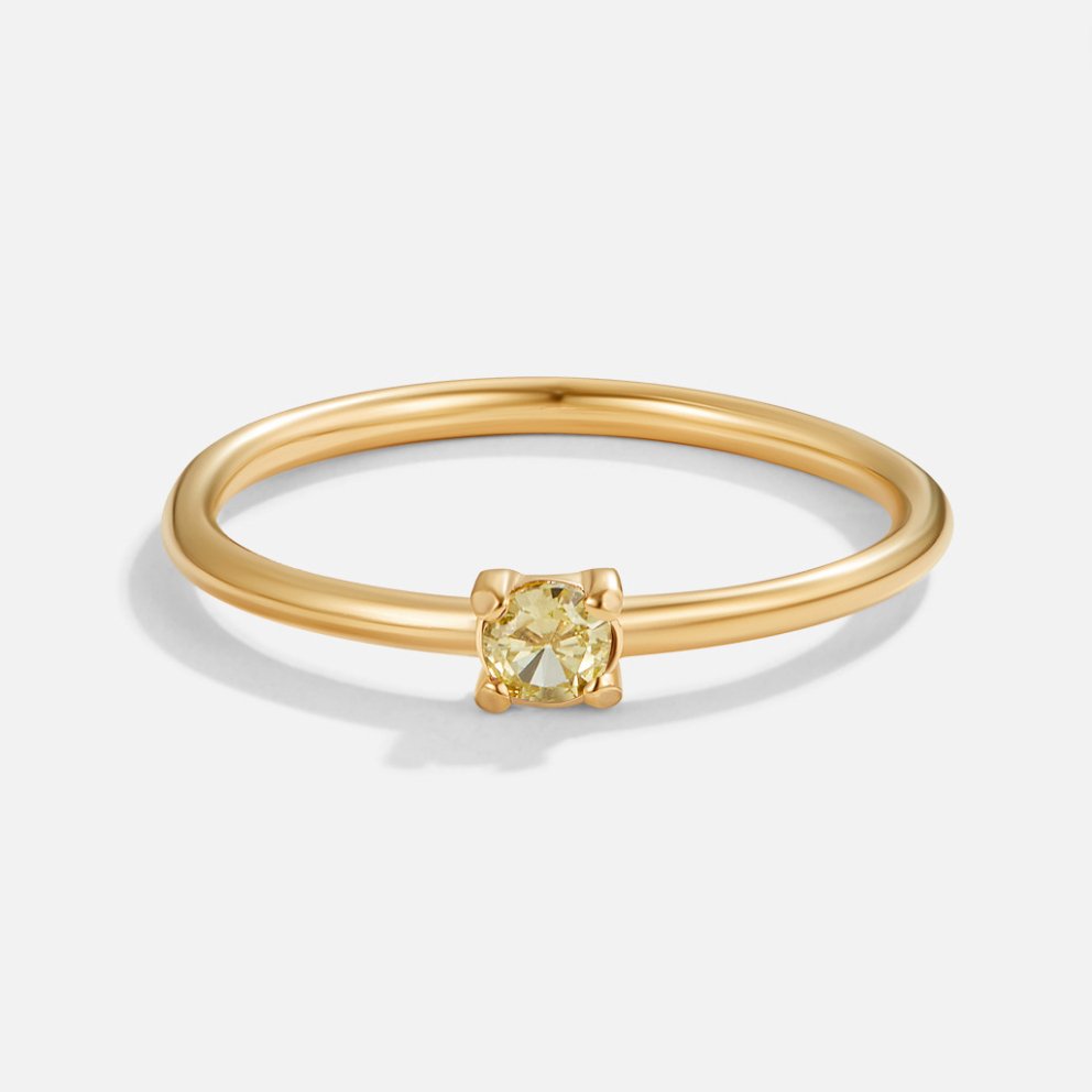 Anelli in oro con pietra portafortuna