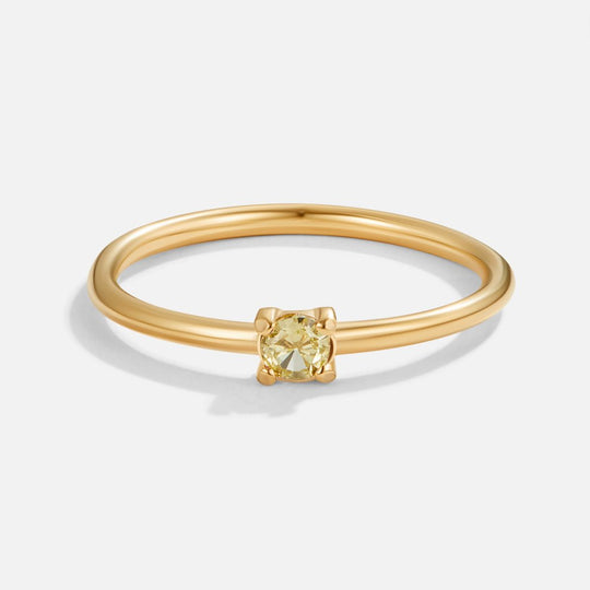 Anelli in oro con pietra portafortuna