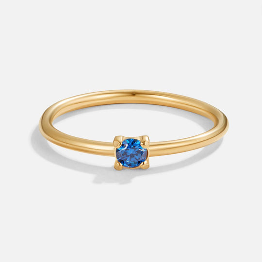Anelli in oro con pietra portafortuna