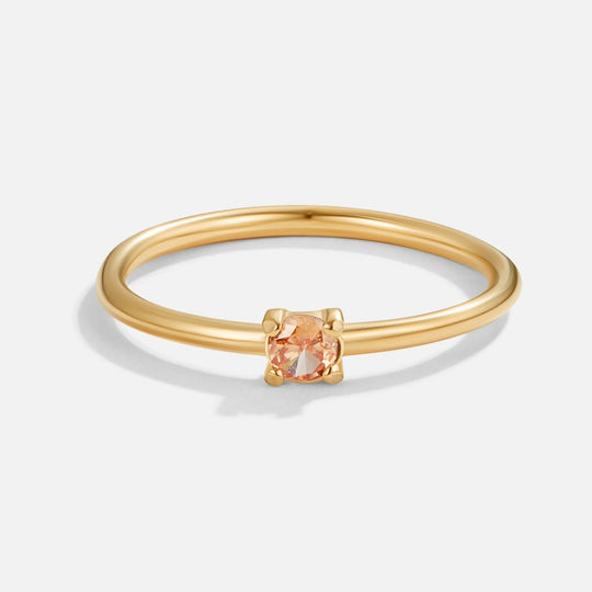 Anelli in oro con pietra portafortuna