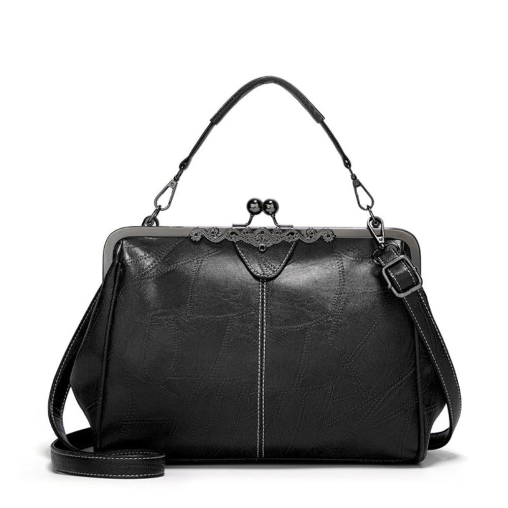 Borsa a Mano con Chiusura a Scatto Vintage