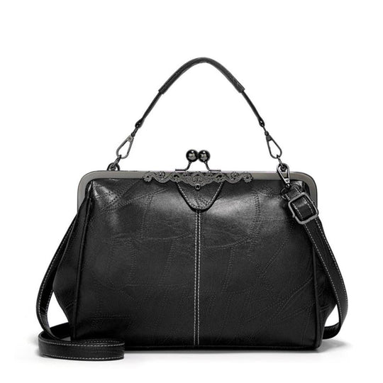 Borsa a Mano con Chiusura a Scatto Vintage