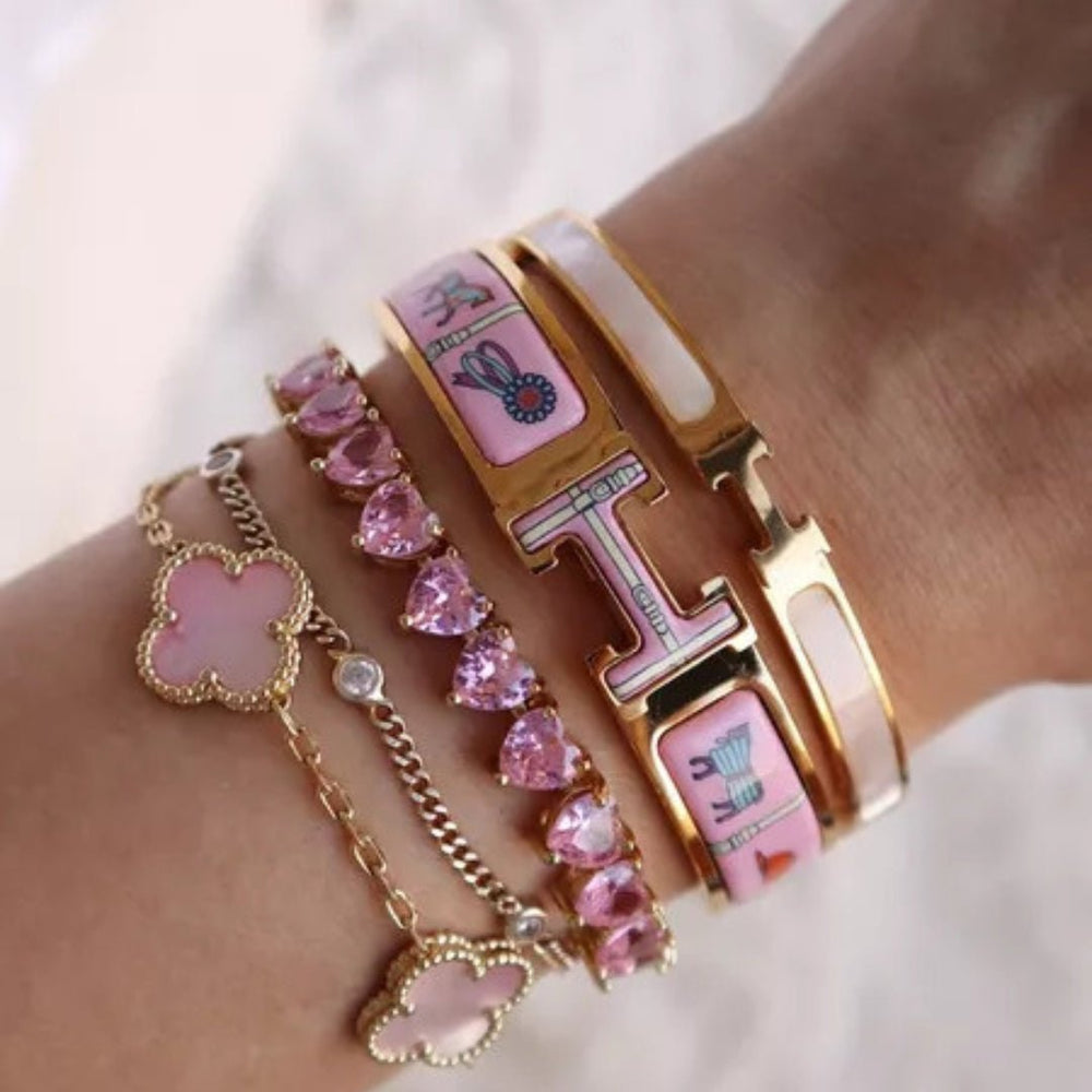 Bracciale Rosé Heartline