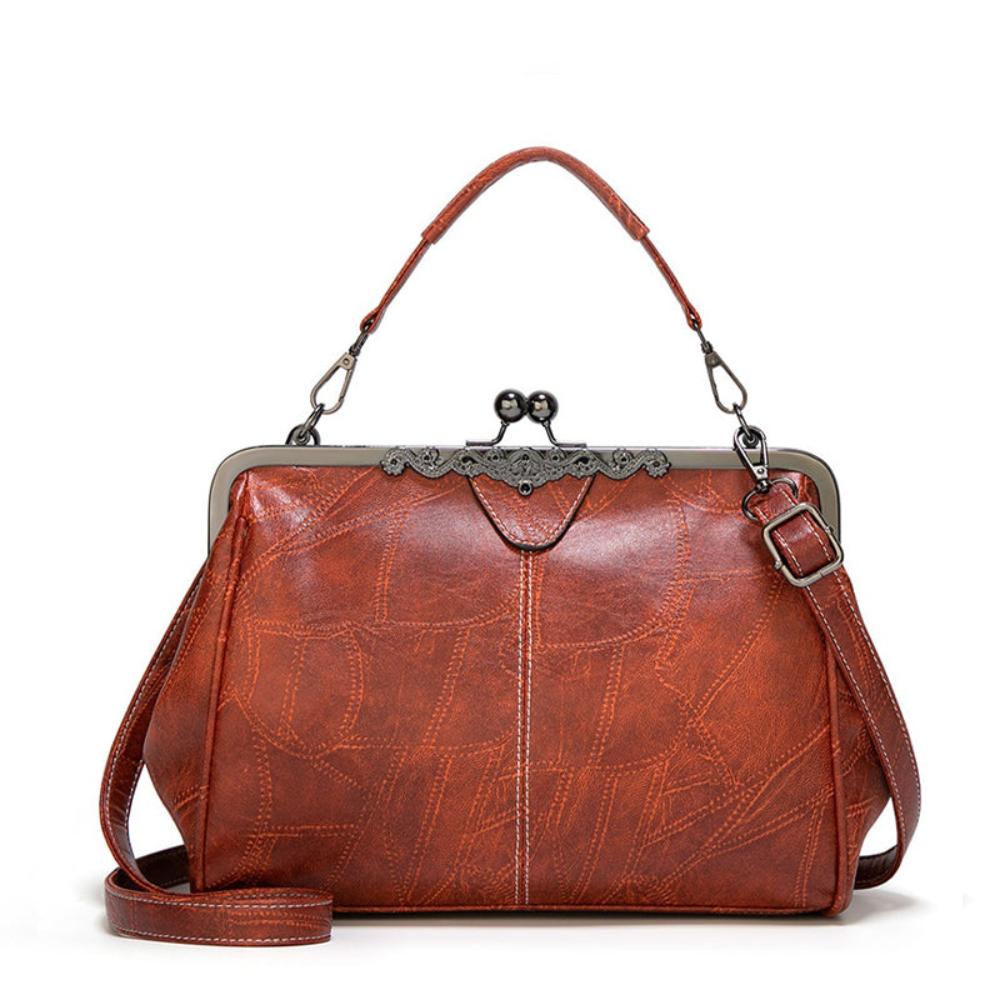 Borsa a Mano con Chiusura a Scatto Vintage
