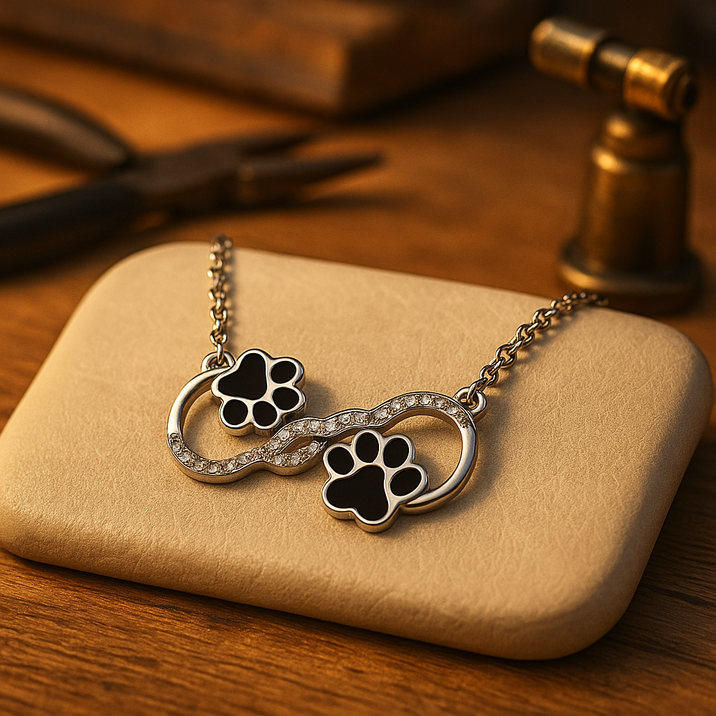 Collana Amore Infinito con Zampa