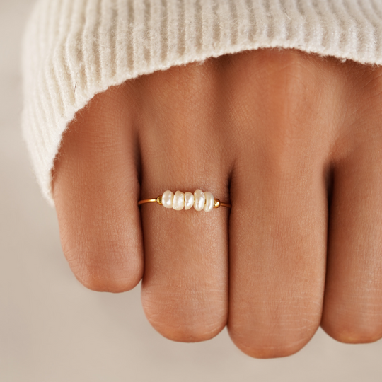 Anello Classico con Perla d’Acqua Dolce