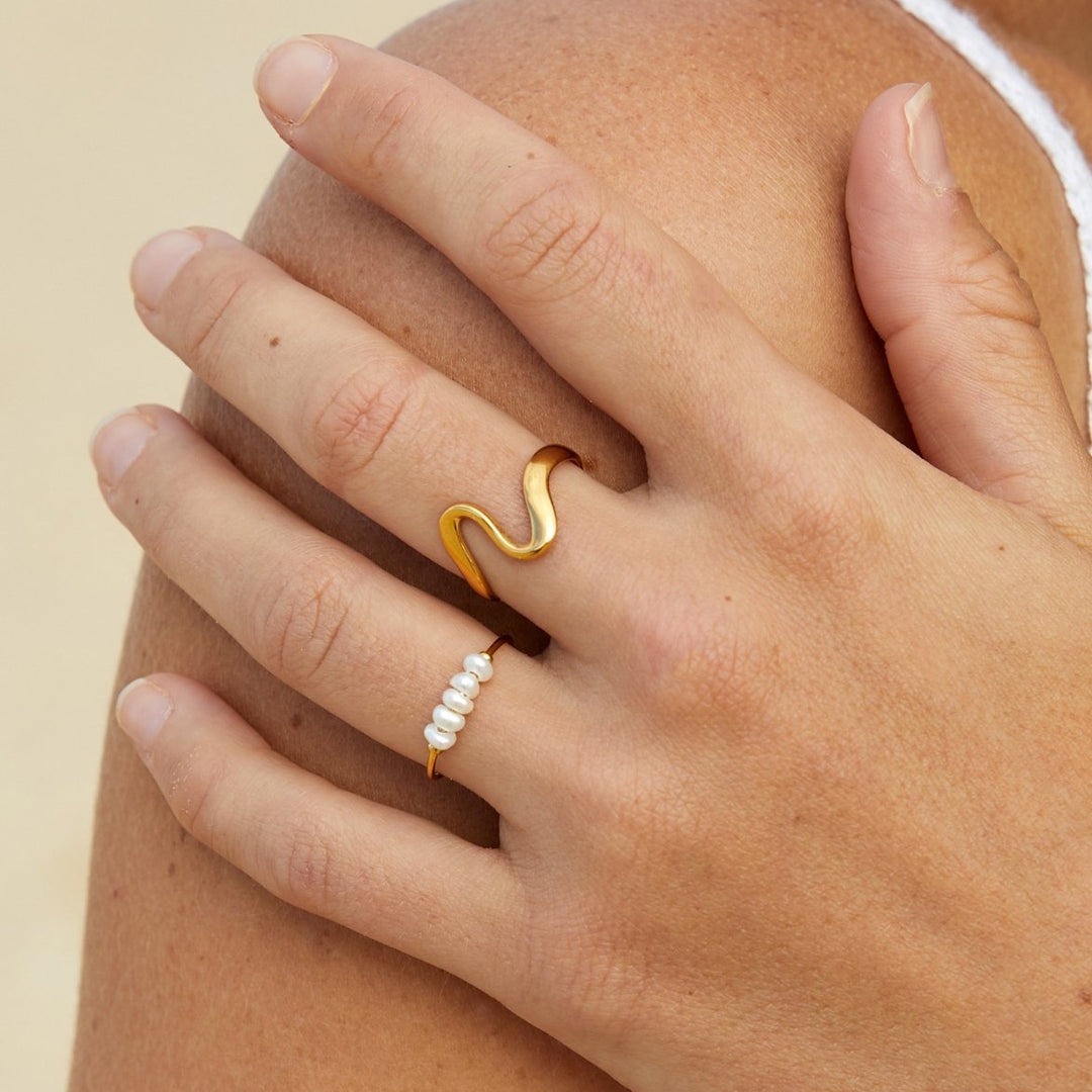 Anello Classico con Perla d’Acqua Dolce