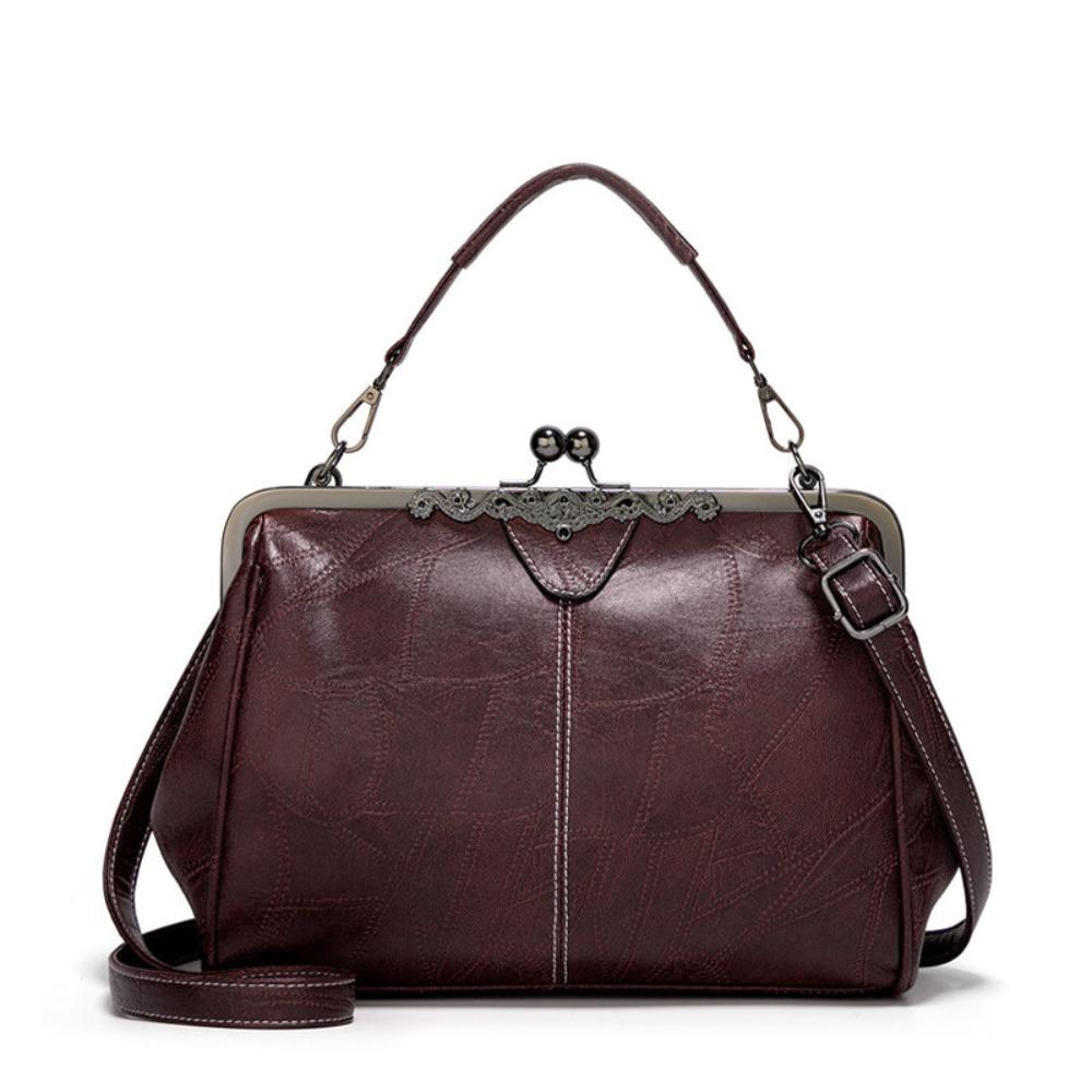 Borsa a Mano con Chiusura a Scatto Vintage