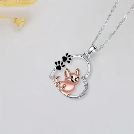 Collana Cane Amico del Cuore