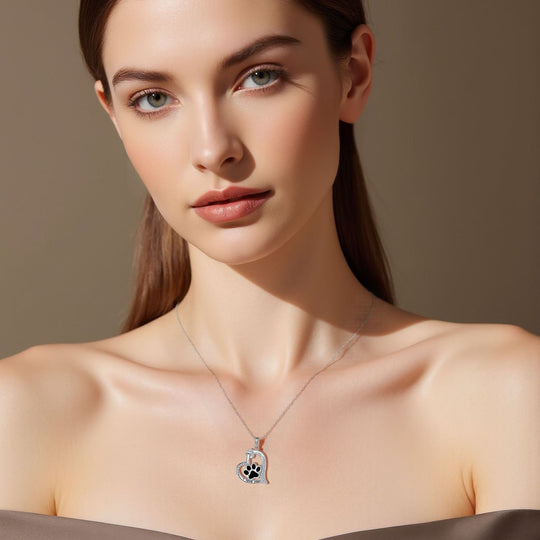 Collana Cuore e Zampa Fedele