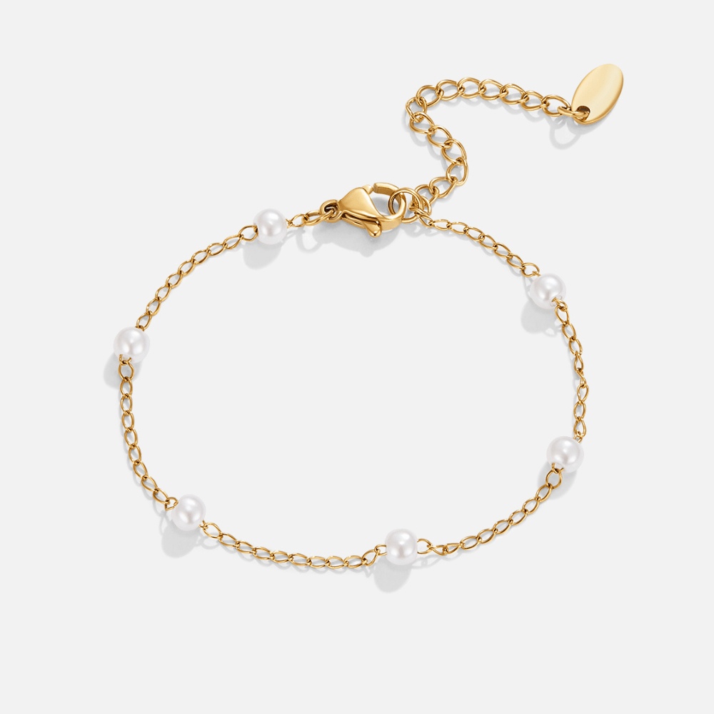 Bracciale di perle d'acqua dolce Nura