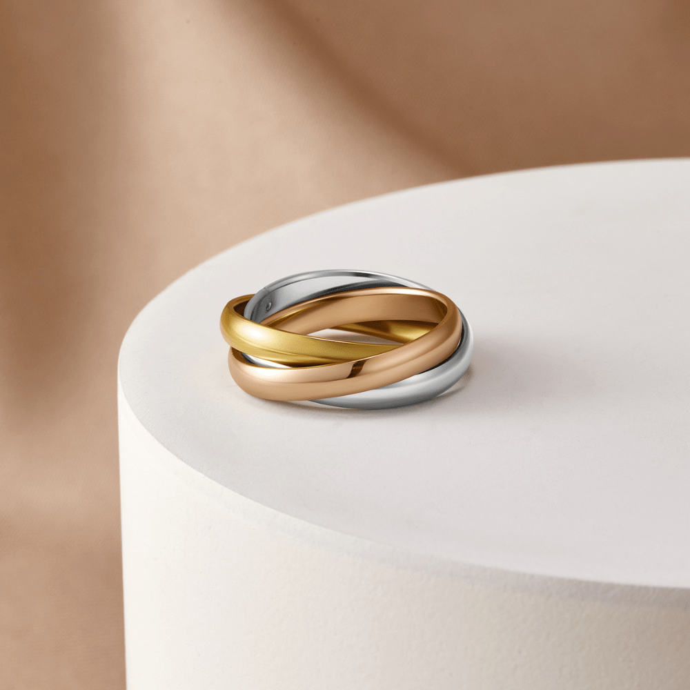Anello Elena a tre toni