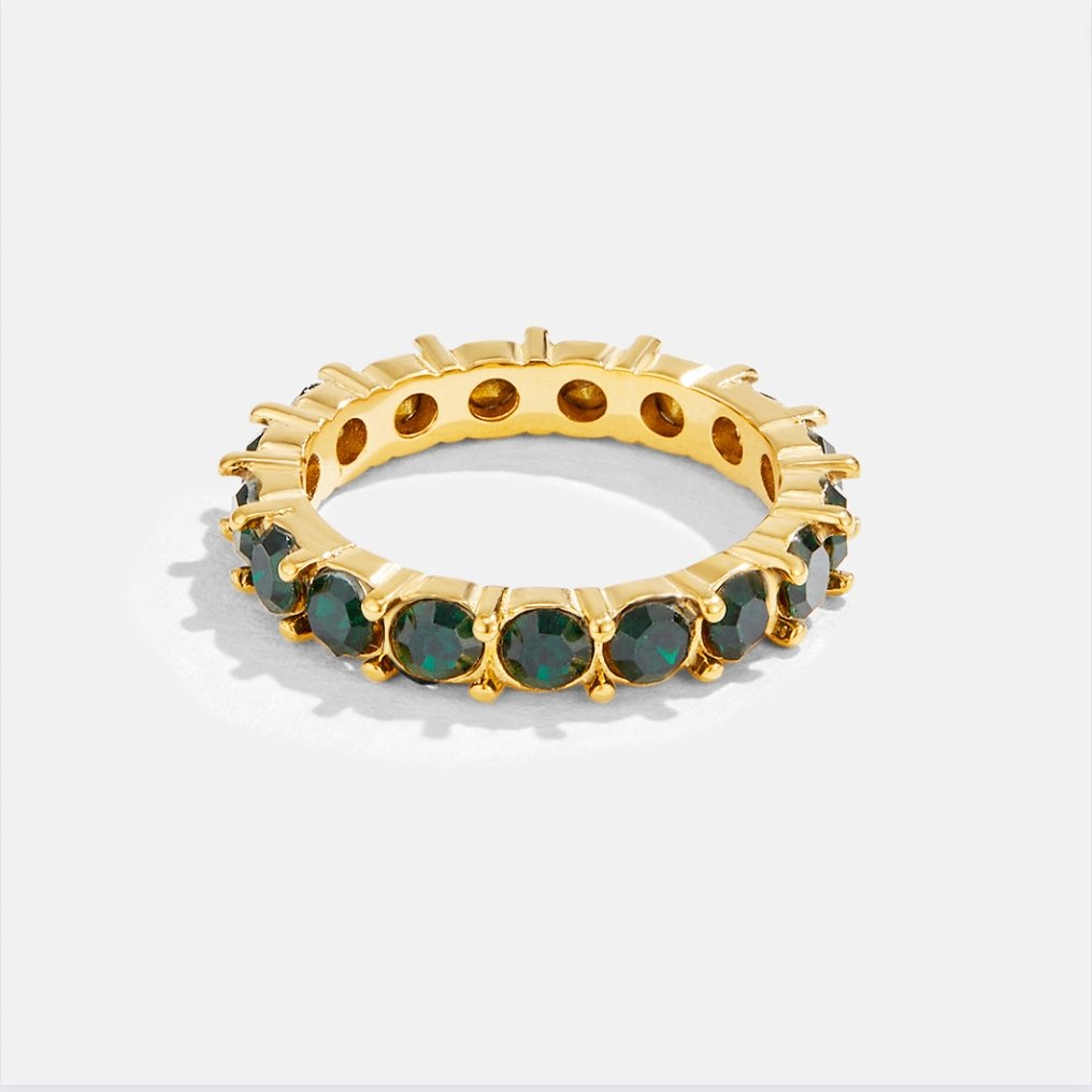 Anello in cristallo Emerald Beauty
