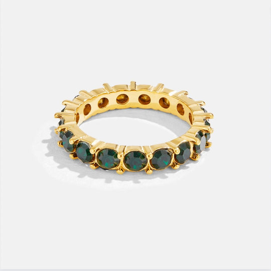 Anello in cristallo Emerald Beauty