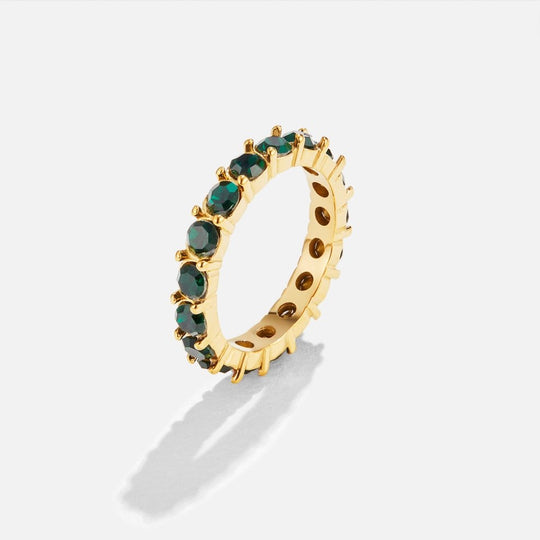 Anello in cristallo Emerald Beauty