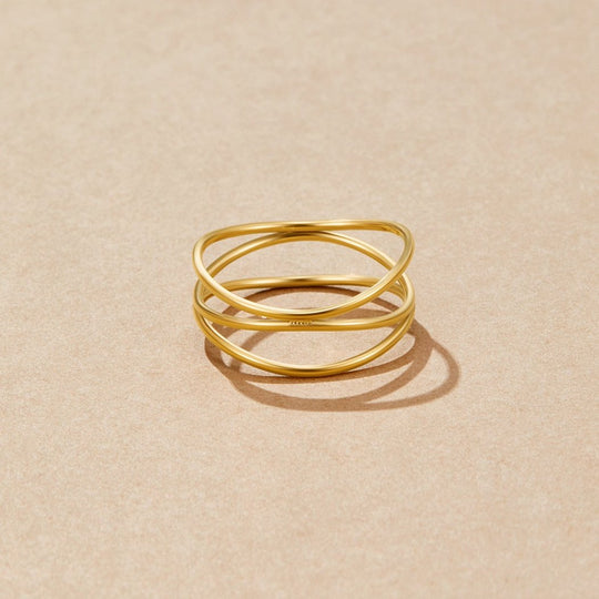 Anello Infinity Loop in oro