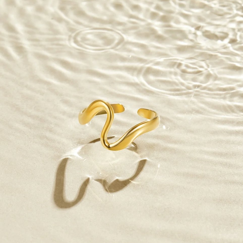 Anello Gold Wave