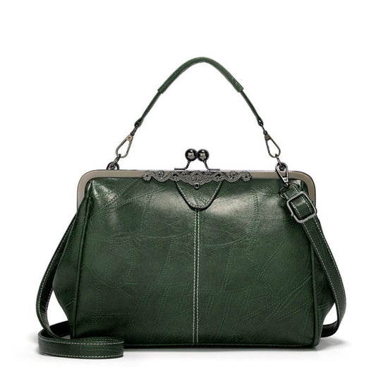 Borsa a Mano con Chiusura a Scatto Vintage