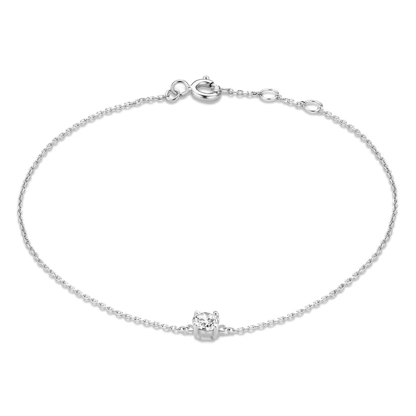 Bracciale con pietre di moissanite Cléa